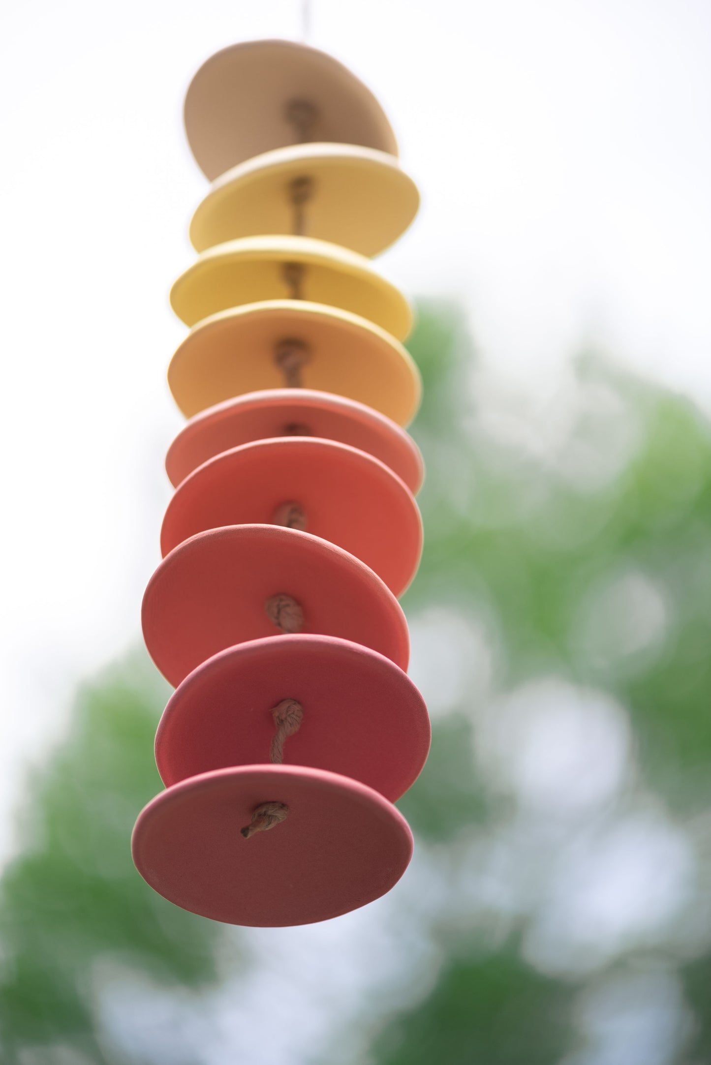 Stoneware Chimes - Warm Ombre