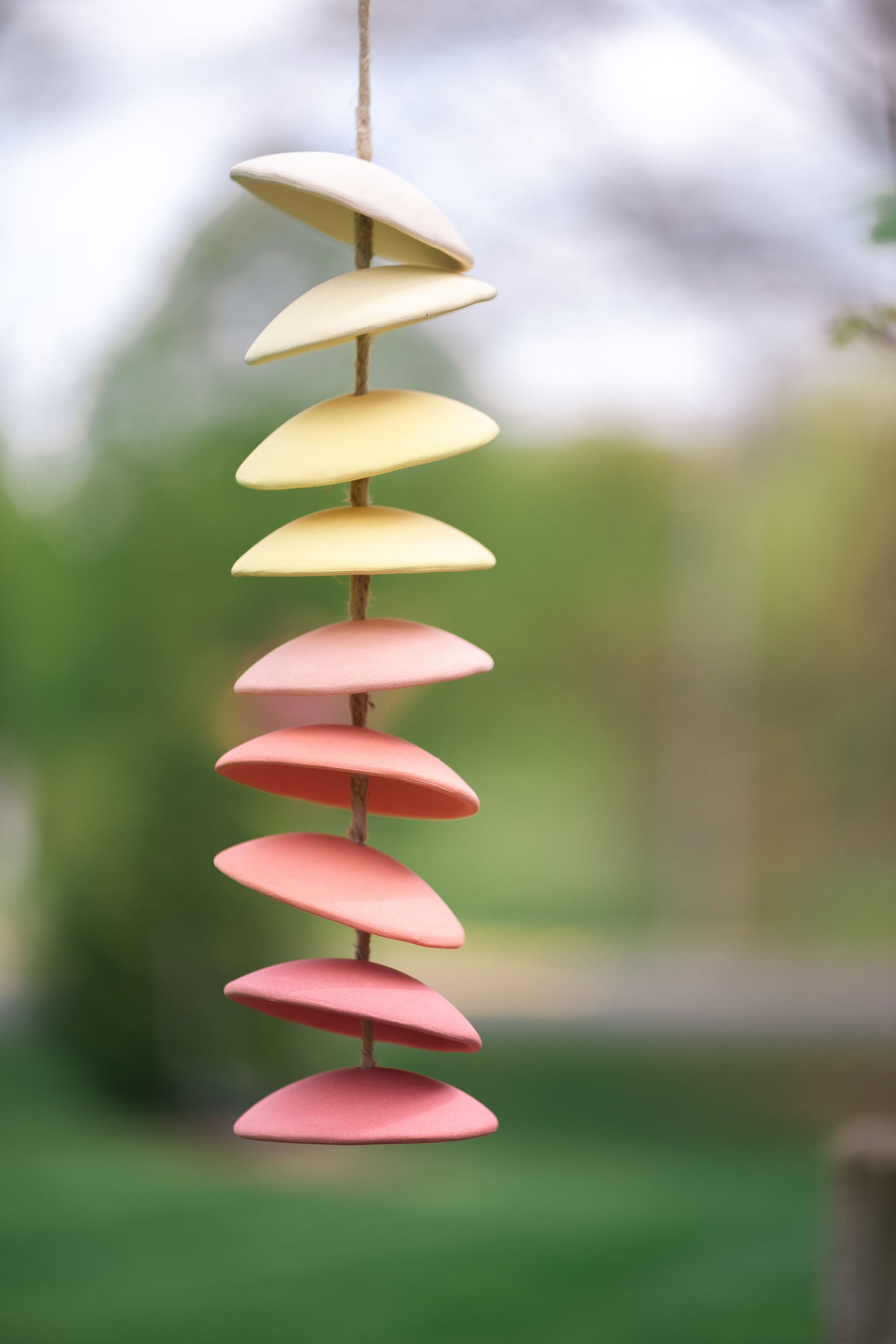 Stoneware Chimes - Warm Ombre