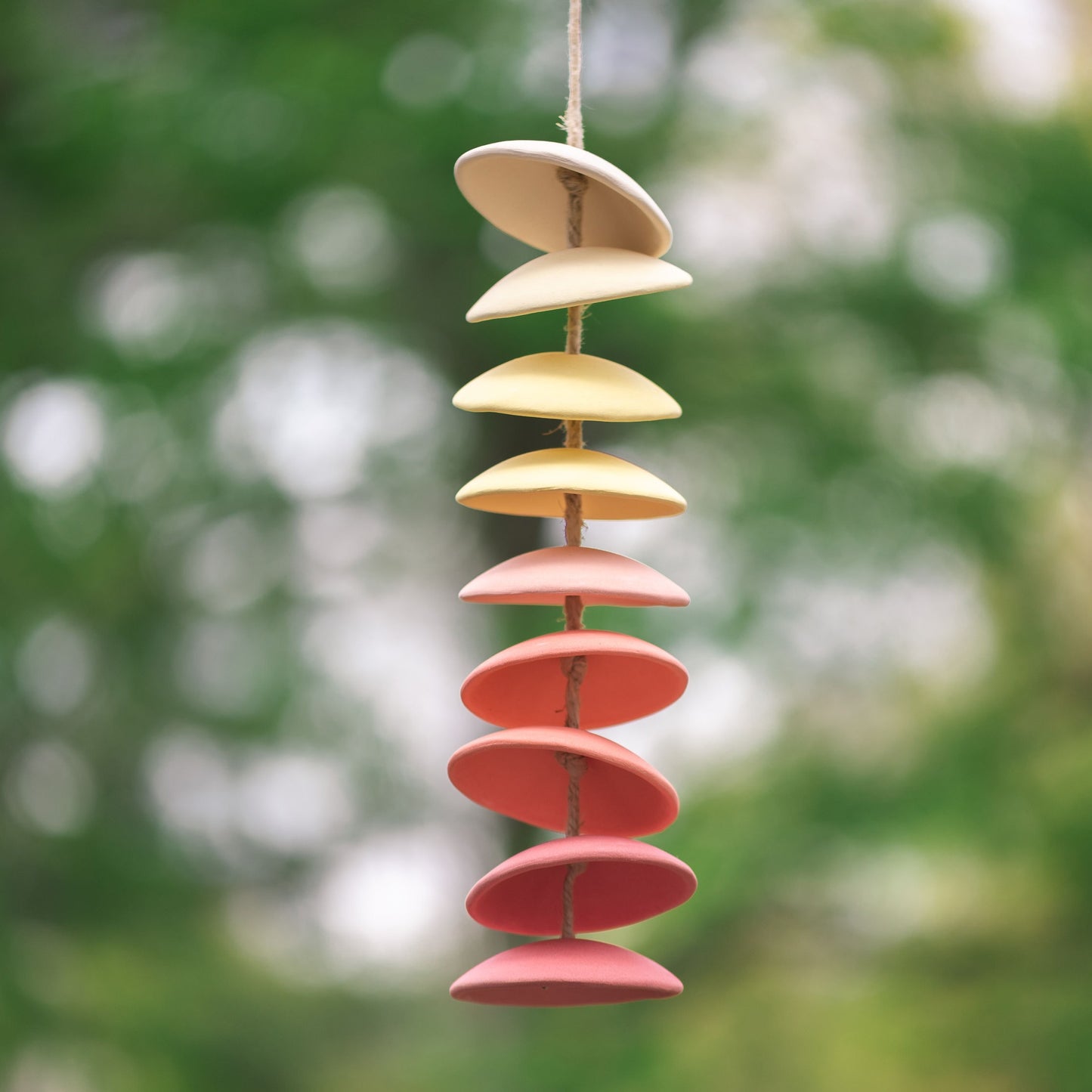 Stoneware Chimes - Warm Ombre