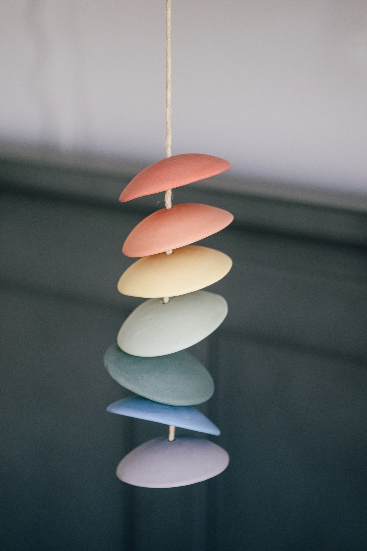 Rainbow Ceramic Chime Strand