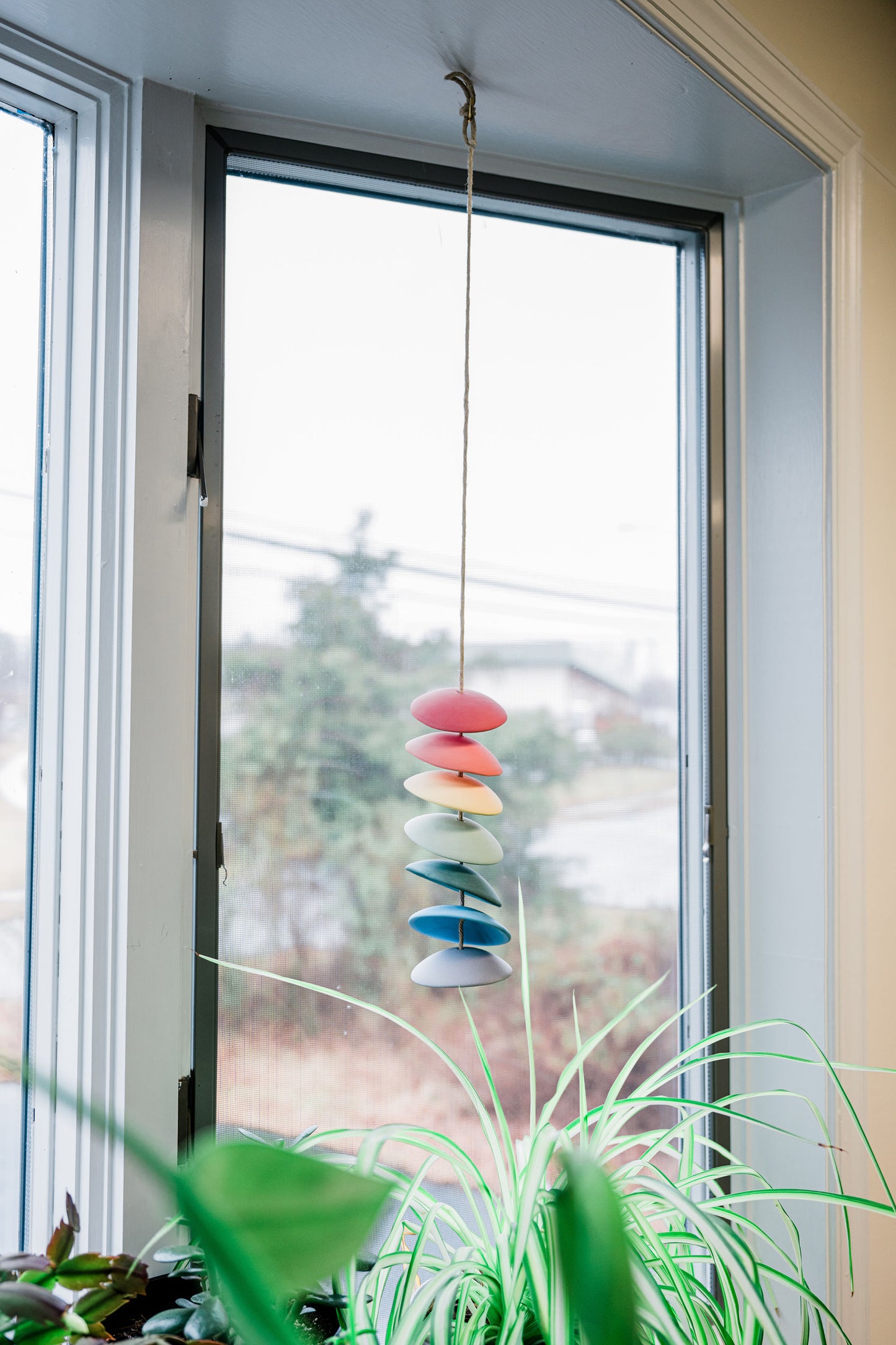 Rainbow Ceramic Chime Strand