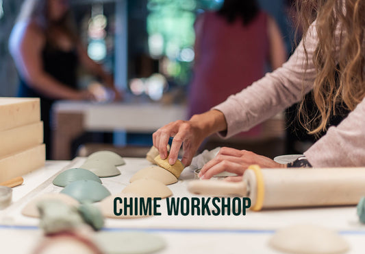 Chime Workshop - Create your own chimes using our signature colorful stoneware!